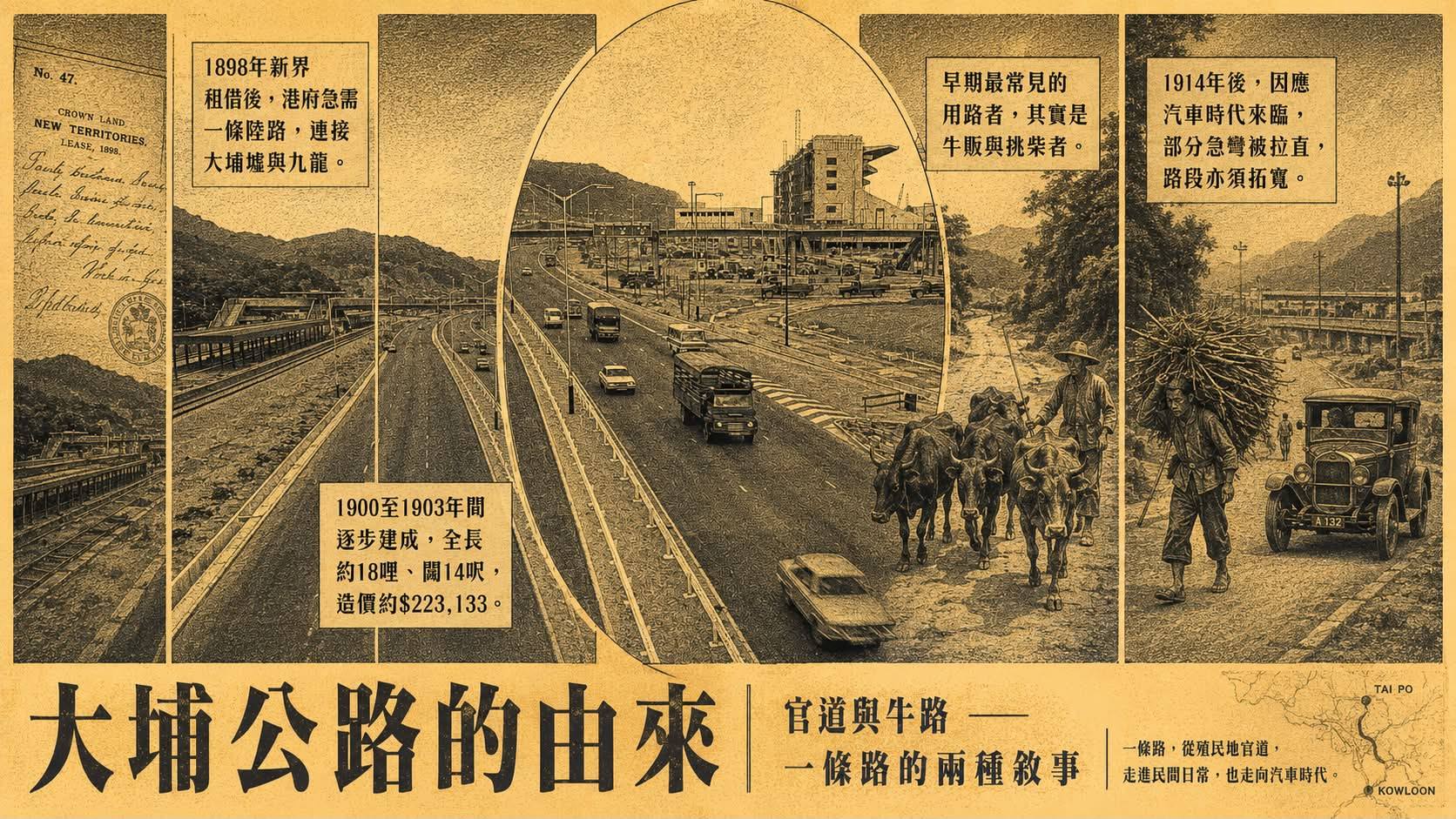 香港舊照片- 新舊對照系列．尖沙咀北京道近彌敦道拍攝、製作：Dennis