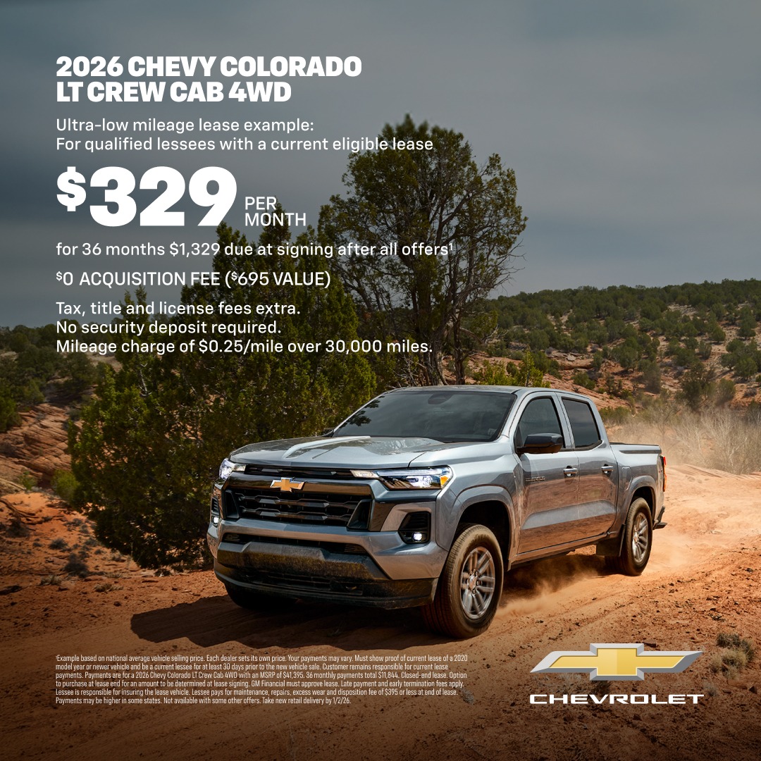 Conquer The Road Your Ultimate Guide To Leasing A Chevy Colorado