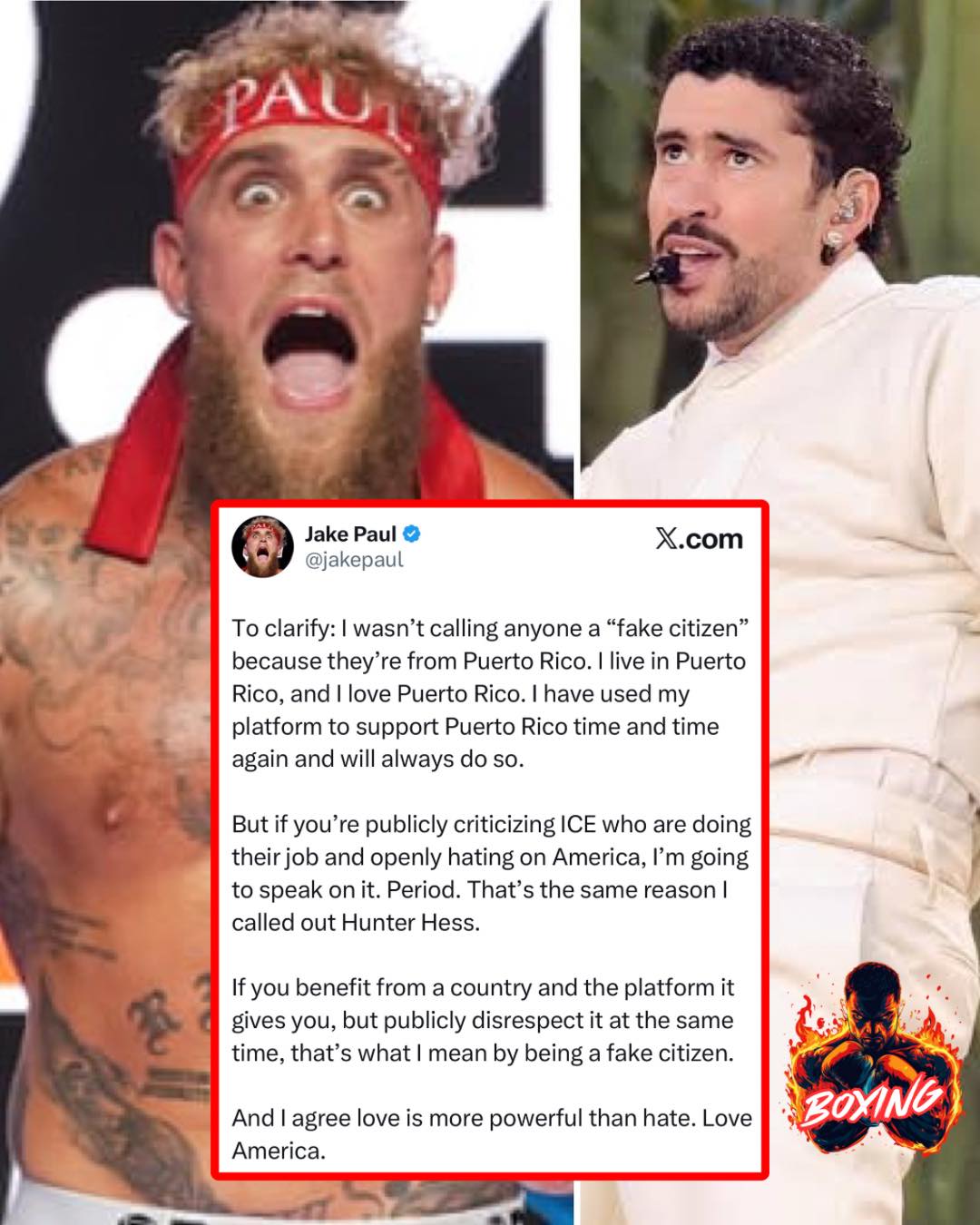boxing - ‼️ Jake Paul clarifies his earlier tweet urging a... | Facebook