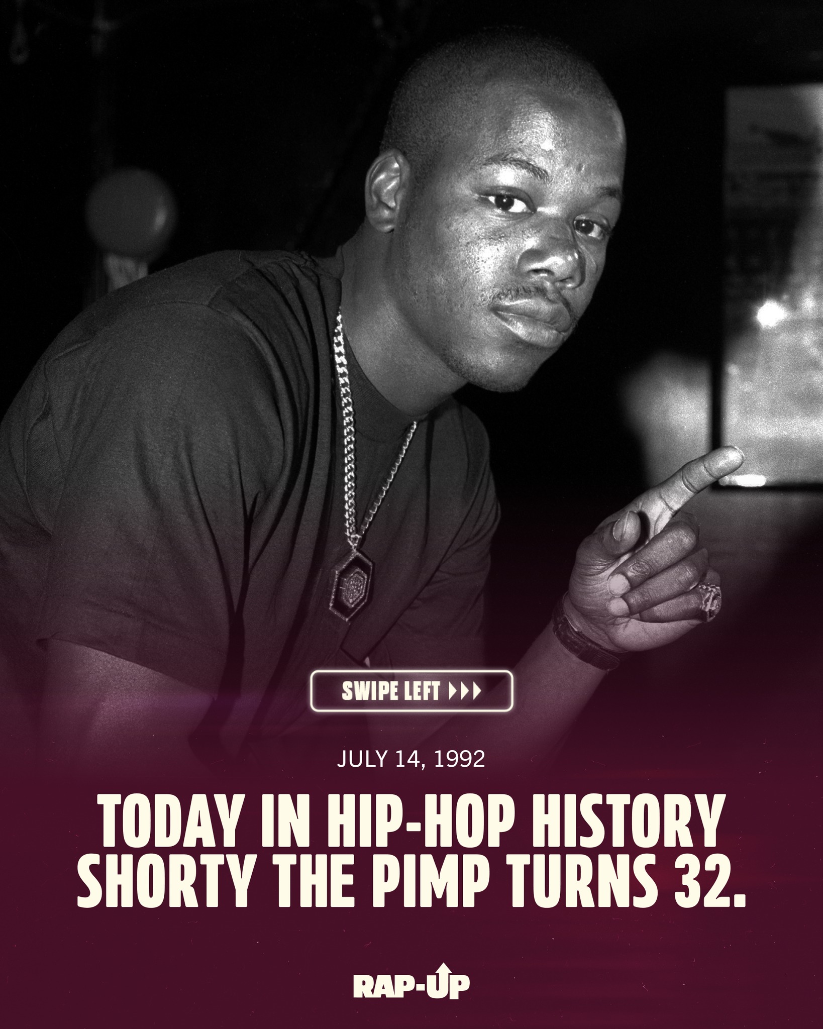 July 14, 1992 Too $hort drops Shorty the Pimp. Seventh album. Jive