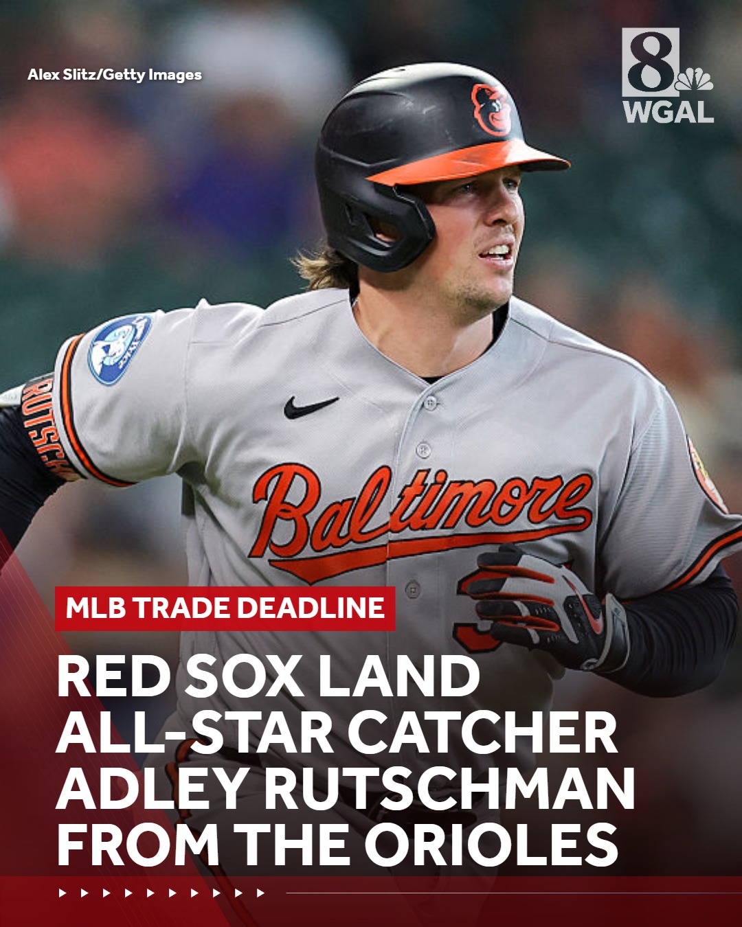 The Boston Red Sox are acquiring All-Star catcher Adley Rutschman