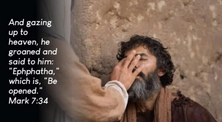 Traditional - Today's Gospel(February 13, 2026) Mark 7:31-37 At that ...