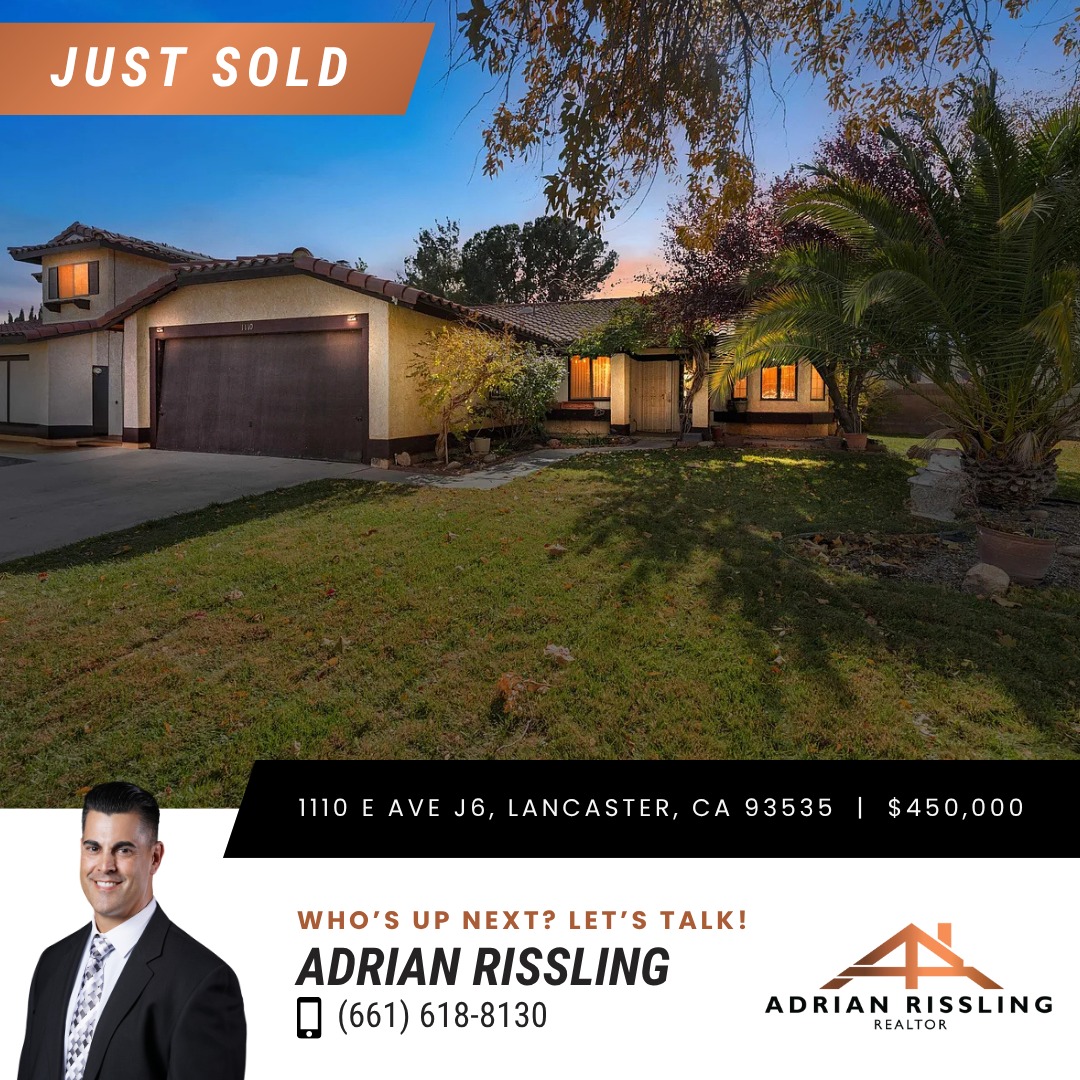 Adrian Rissling Remax All-Pro | Lancaster CA