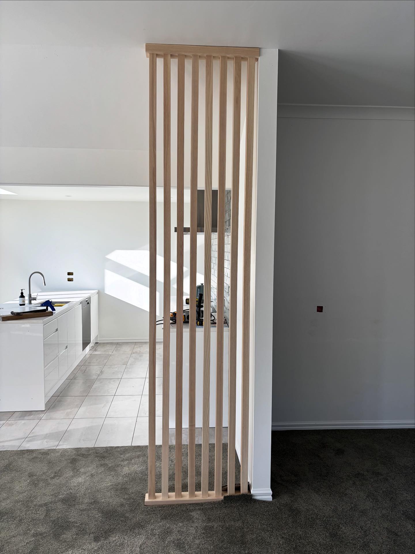 Classical - A custom American white ash screen installed in Papamoa ...