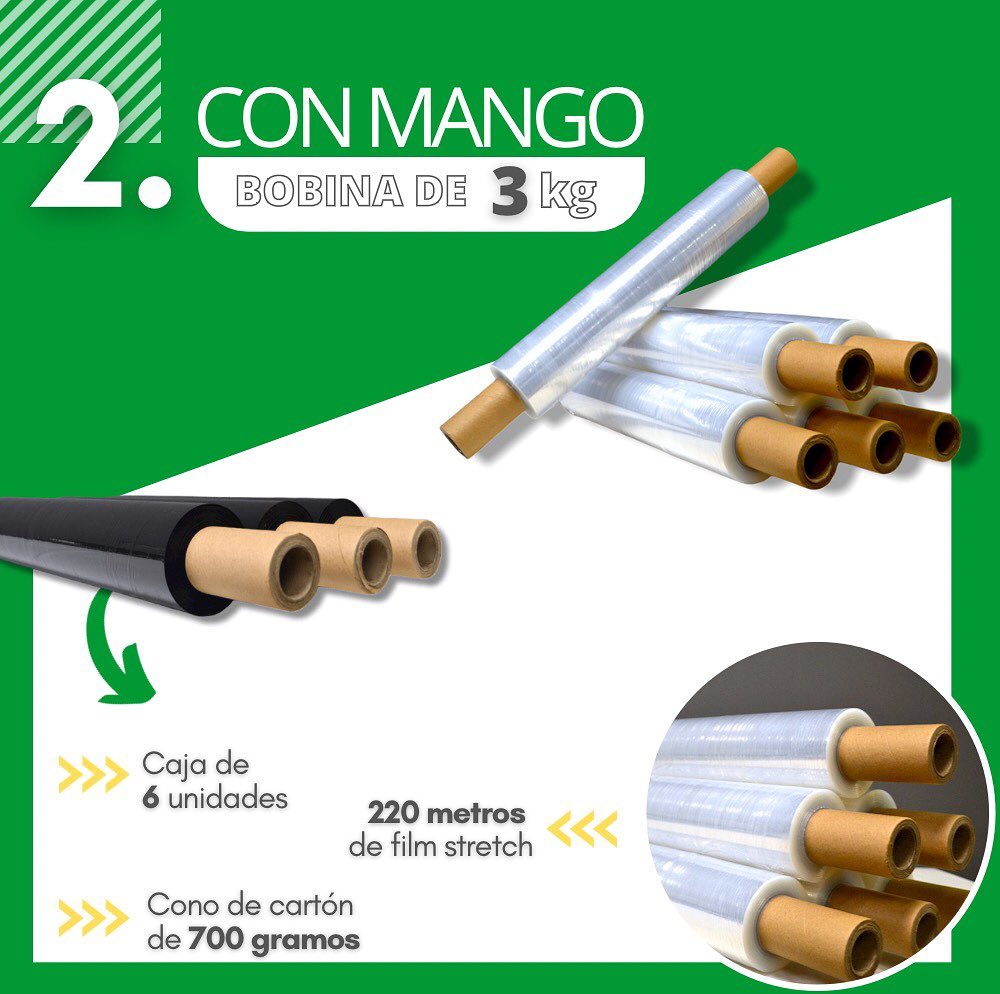 SM Packaging - Conoce nuestro #filmstretch con mango!...