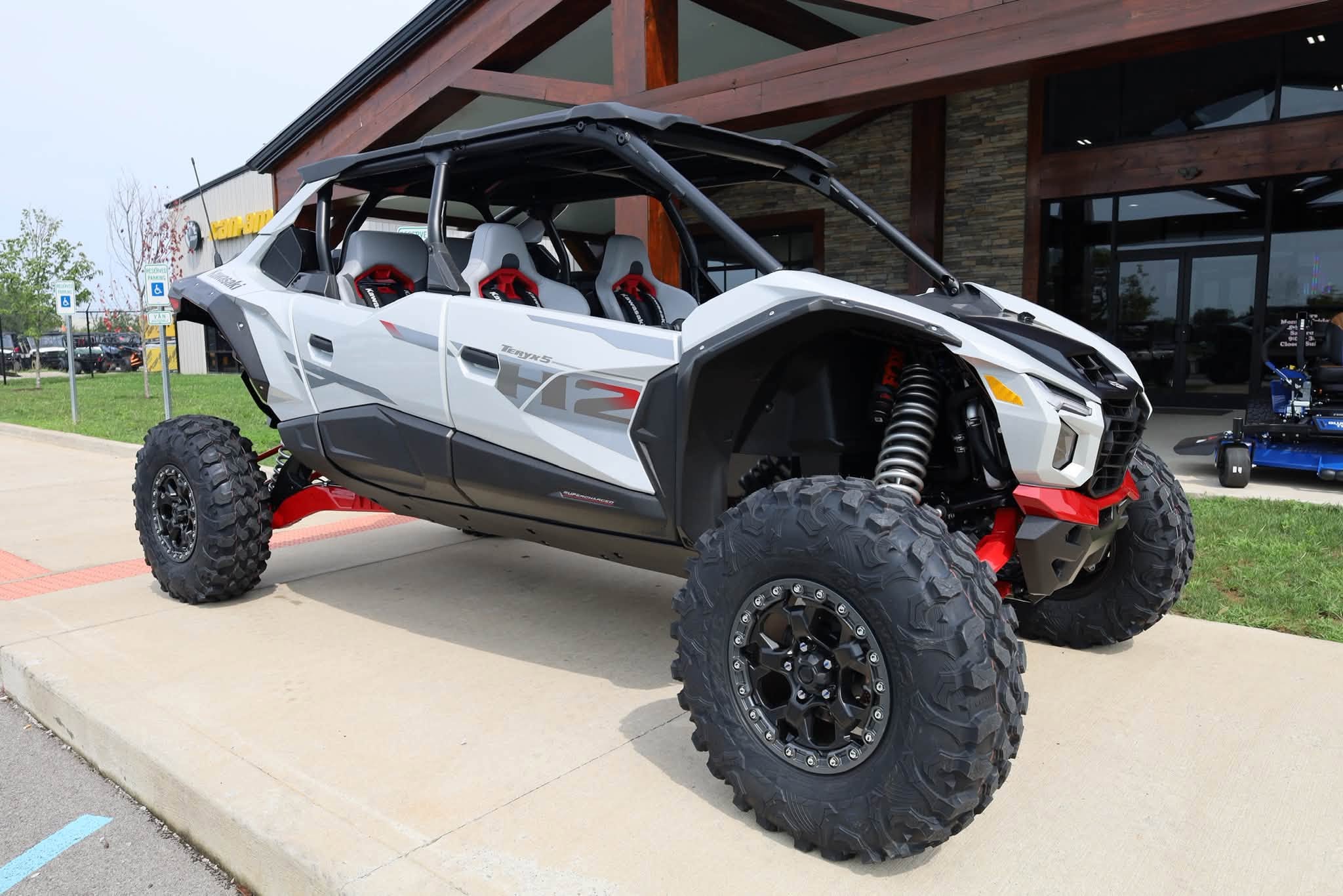 2026 Kawasaki Teryx5 H2 Deluxe in Ice Gray available at MLS