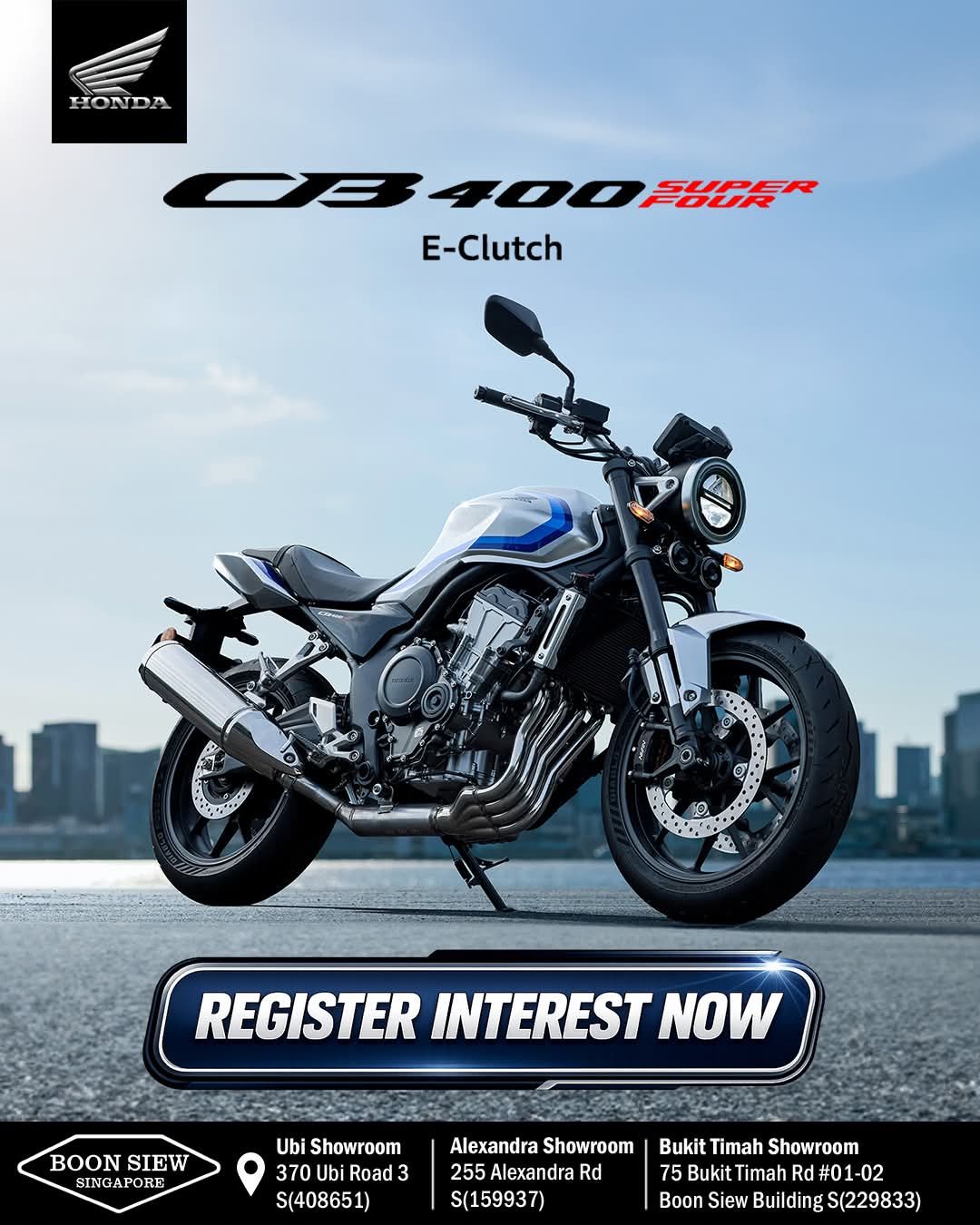 Honda has launched the CB400F internationally after showcasing it