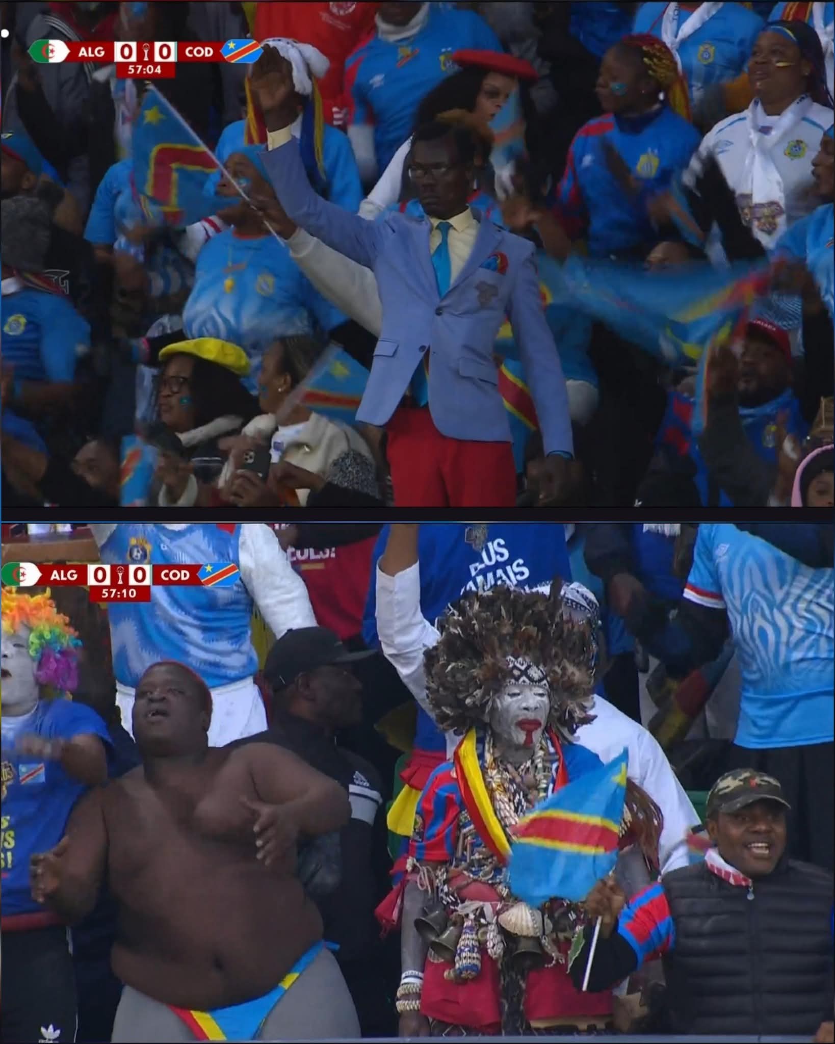 RDC - 😄🇨🇩 L’ambiance, la tension, la passion…Les fans de la RDC vivent ...