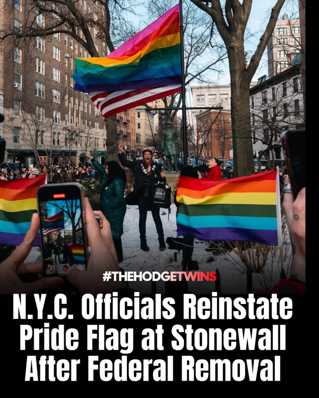 The Hodgetwins - 🔥 N.Y.C. Officials Reinstate Pride Flag... | Facebook
