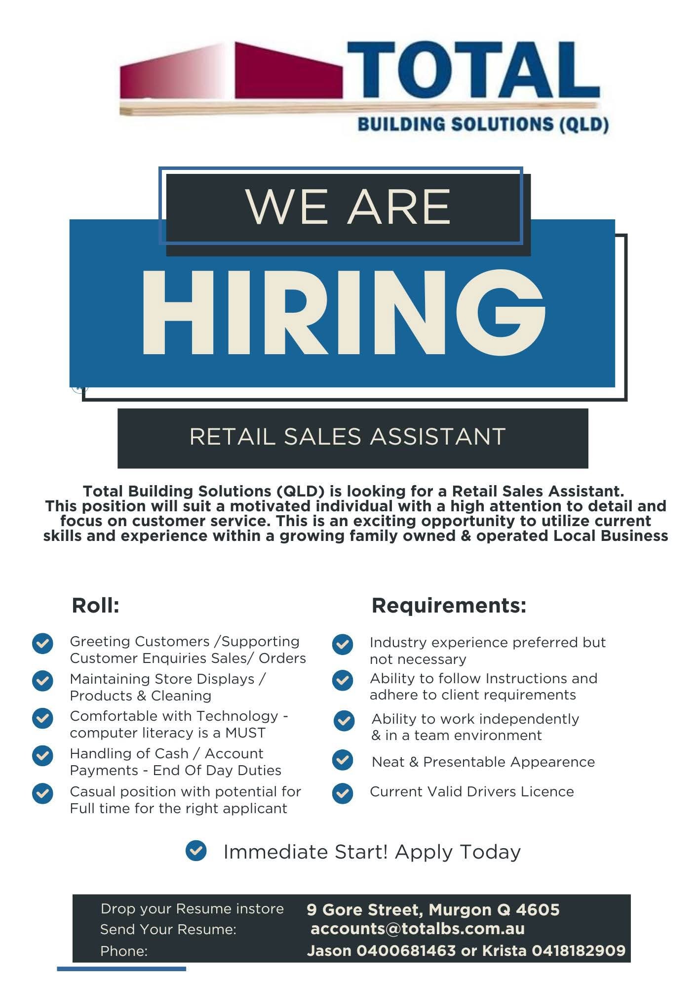 Total Building Solutions - QLD | Murgon QLD