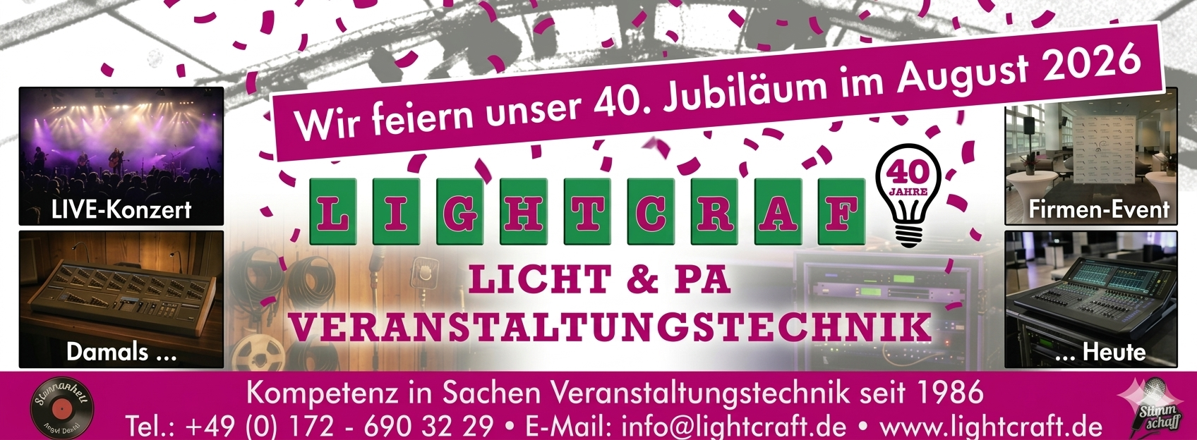 Lightcraft Licht & PA Veranstaltungstechnik | Hanau