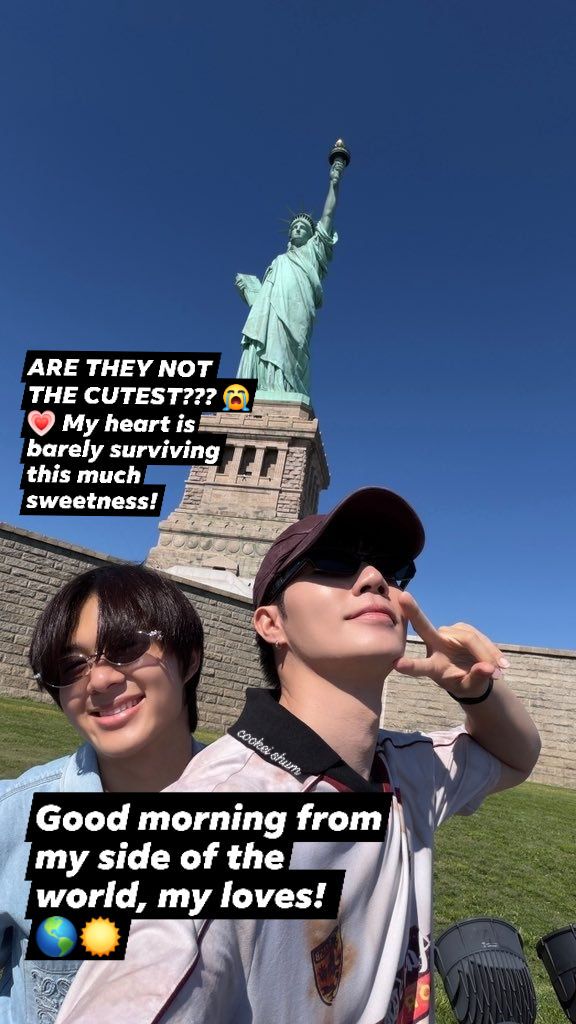 Zeenunew fans share Statue of Liberty selfie