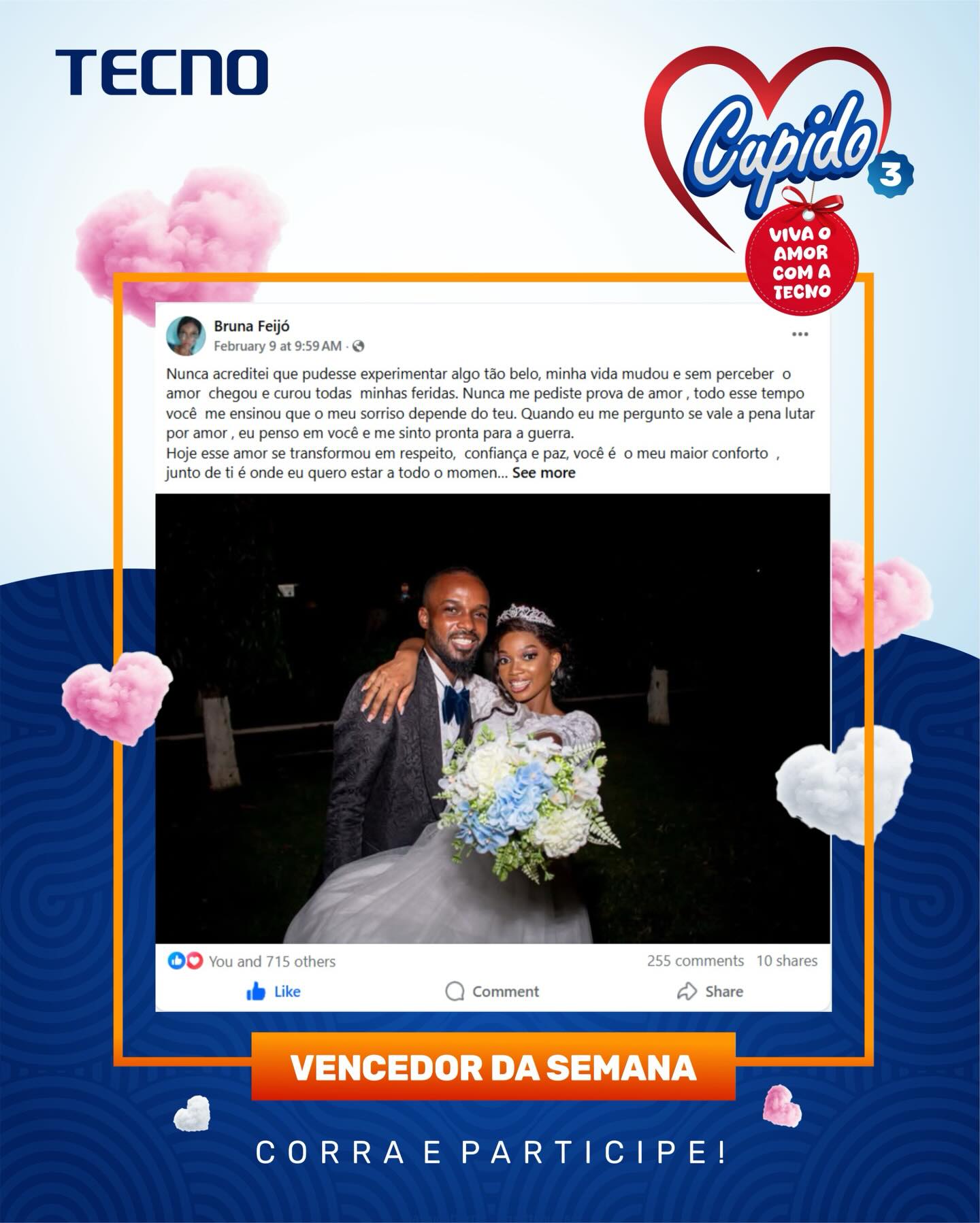 TECNO - O cupido acertou em cheio ! 💘🔥 Eles conquistaram o coração do ...