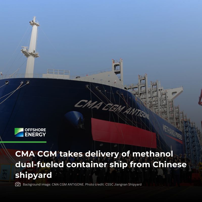 Offshore - #ICYMI: The 15,000 TEU #methanol dual-fuel vessel was built ...