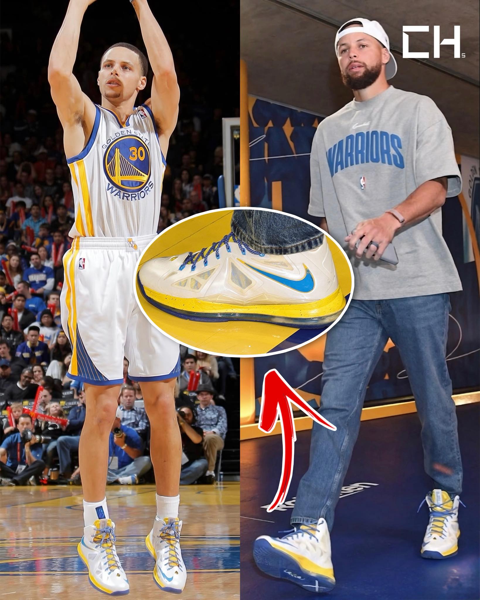 Steph curry レブロン 10 Mitchell Ness ゴールデンステイト 