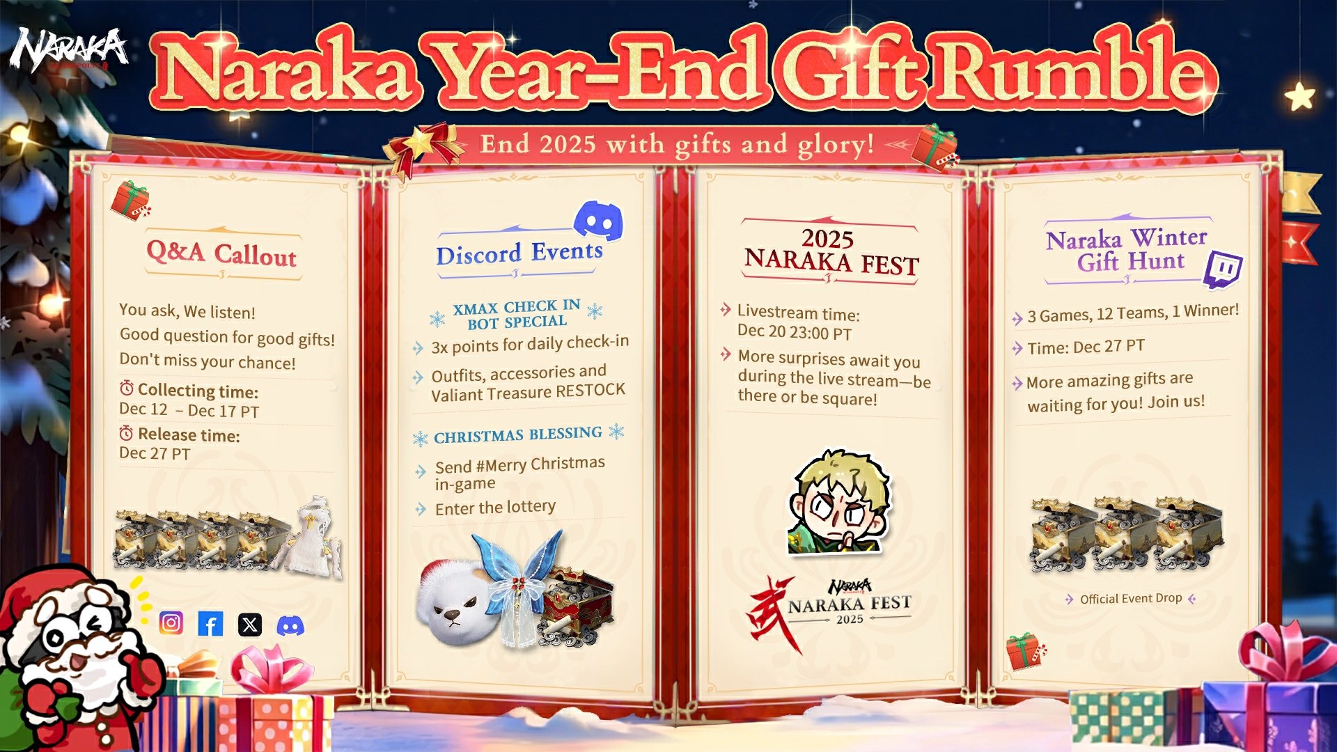 NARAKA: - 🎉 NARAKA FEST is back and ready to light up the year’s finale ...