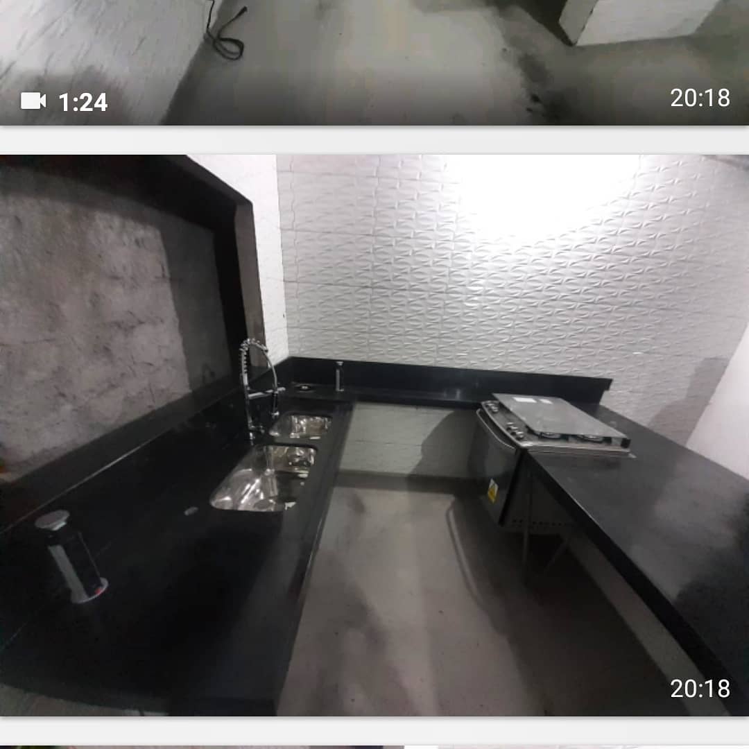 KR Marmoraria - Linda bancada em granito Preto São... | Facebook
