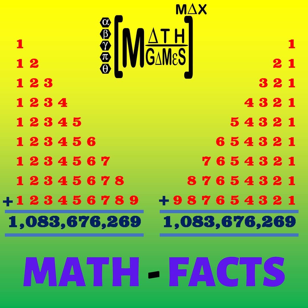 Max Math Games - What a beauth of numbers!!!! . Beautiful number ...