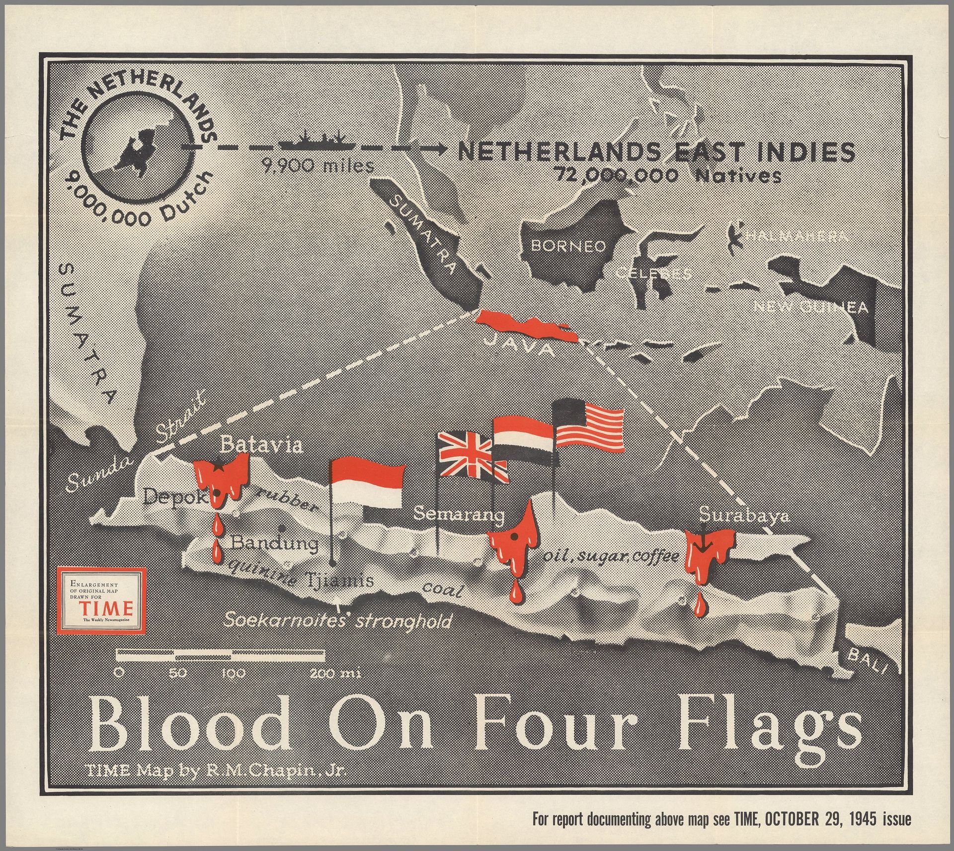 A 1945 Time magazine map by R.M.... - Simon shows you maps | Facebook