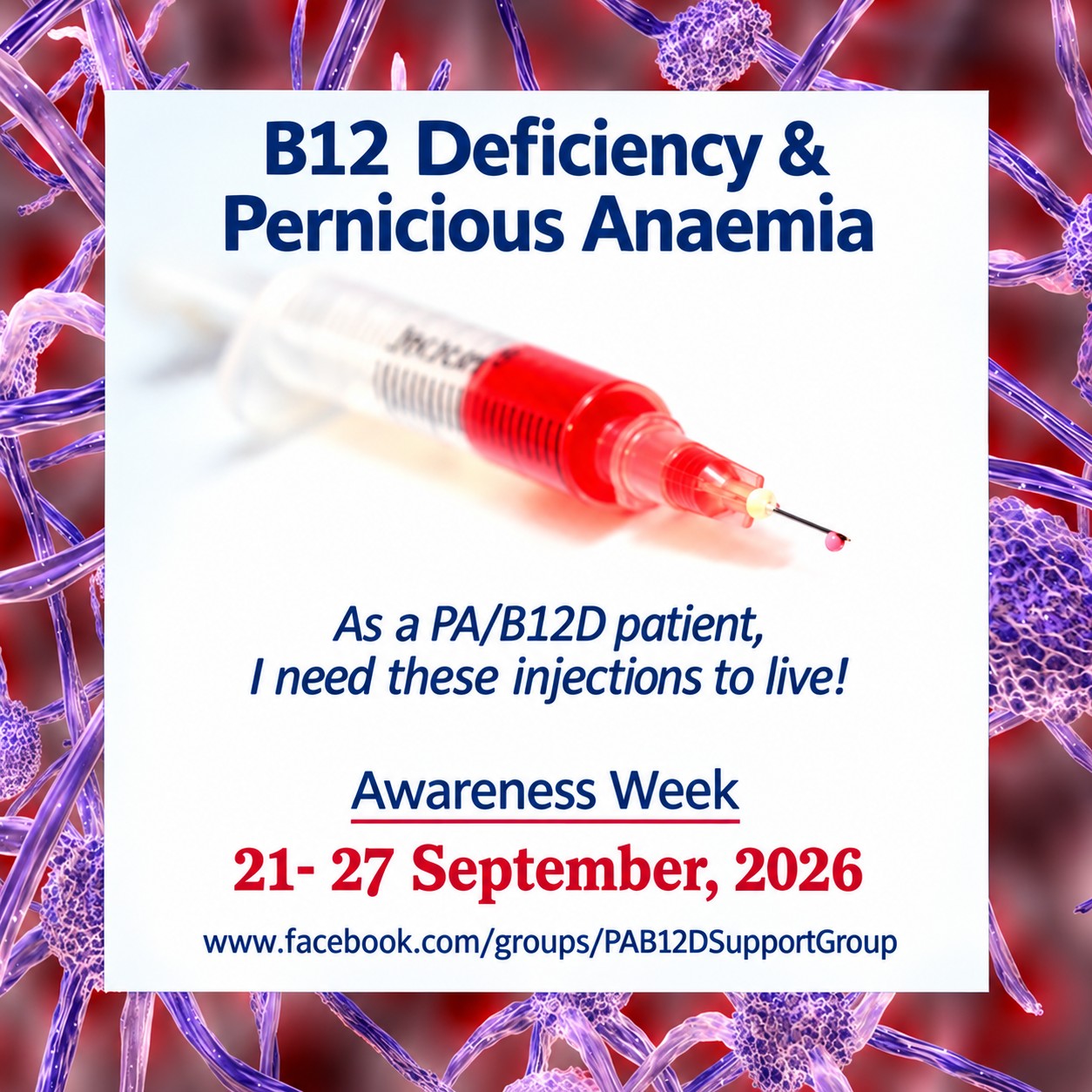 b12 injections for pernicious anaemia Deficiency Awareness Week - September 21 AOD-9604 5MG- Analytical Laboratory