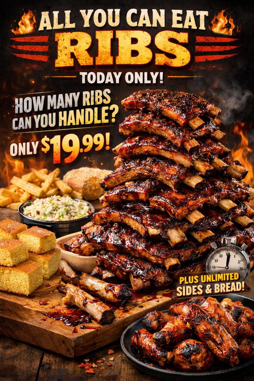🔥 ALL YOU CAN EAT RIBS —... - Smokin’ Jim's House of Bar-B-Q | Facebook
