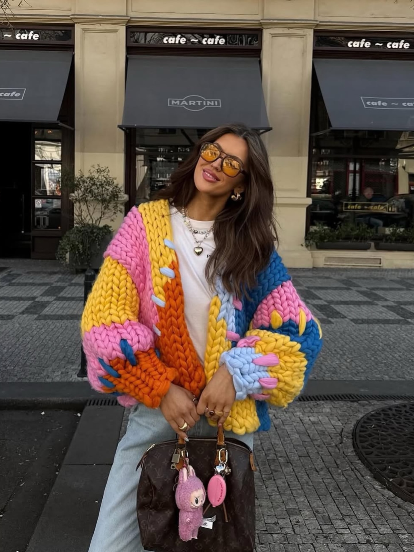 The cardigan everyone is talking about ? The Colourful Colossal 