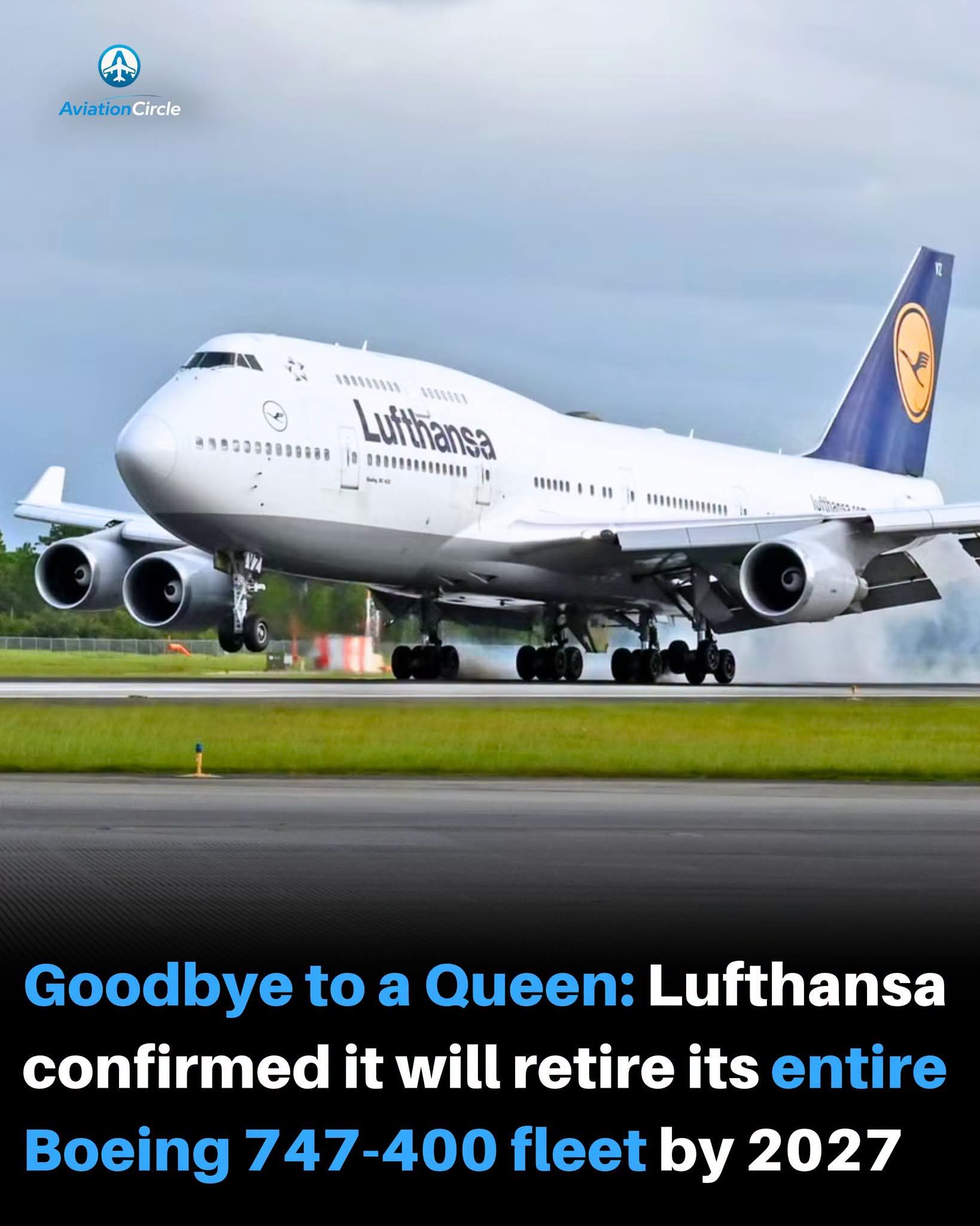 Lufthansa to retire Boeing 747-400 fleet by 2027 due to high fuel