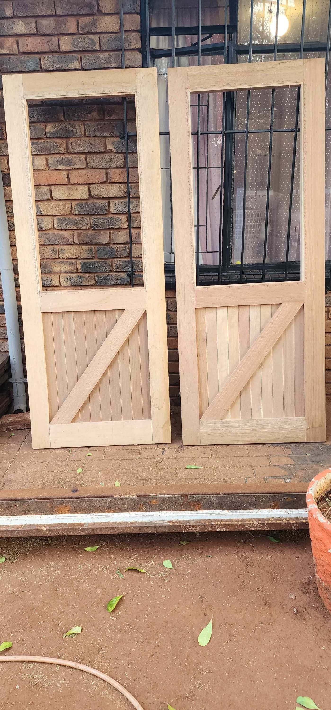 Doors take the 2 for R3000 solid meranti house doors - Miscellaneous ...