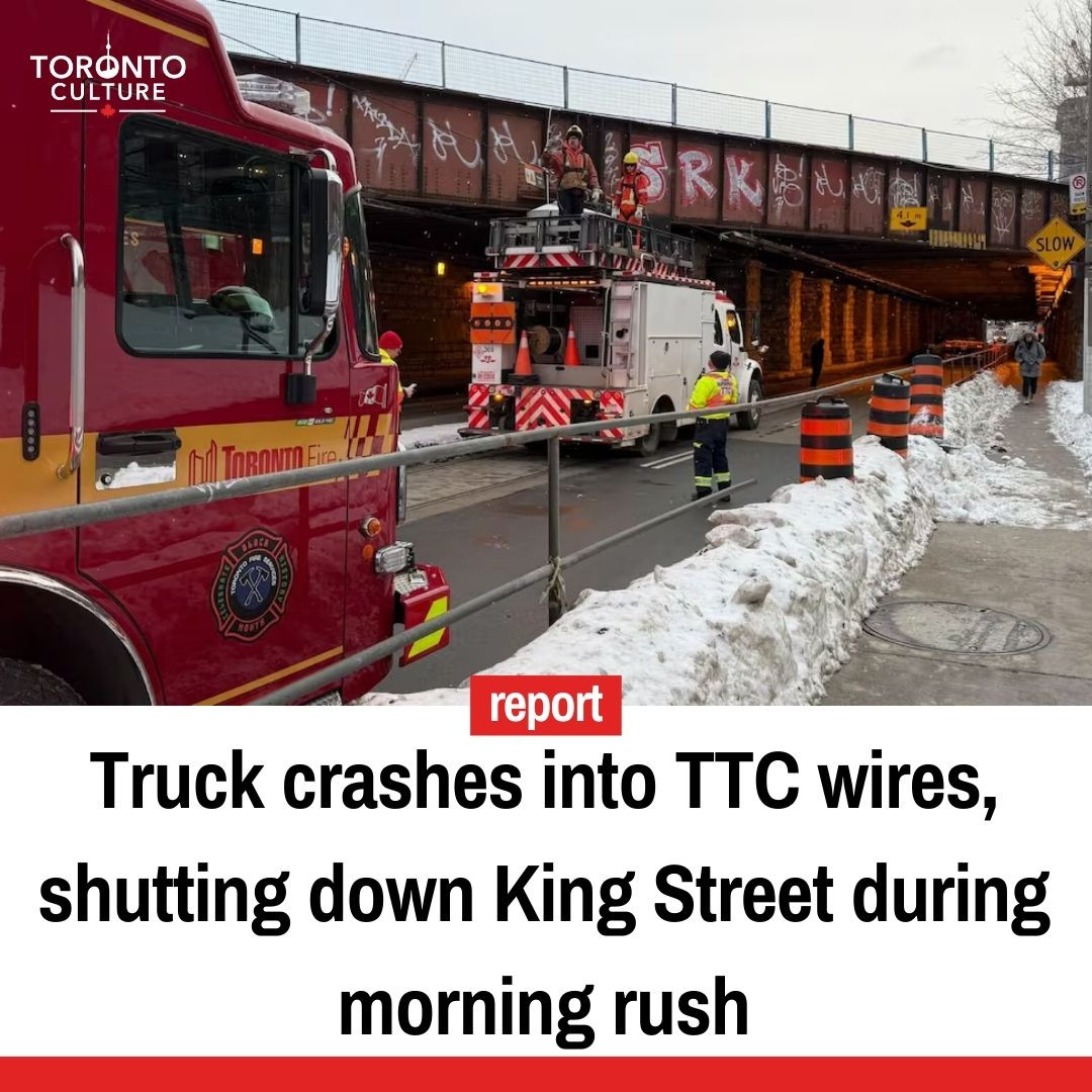 Toronto Culture - A truck crash has shut down a busy... | Facebook