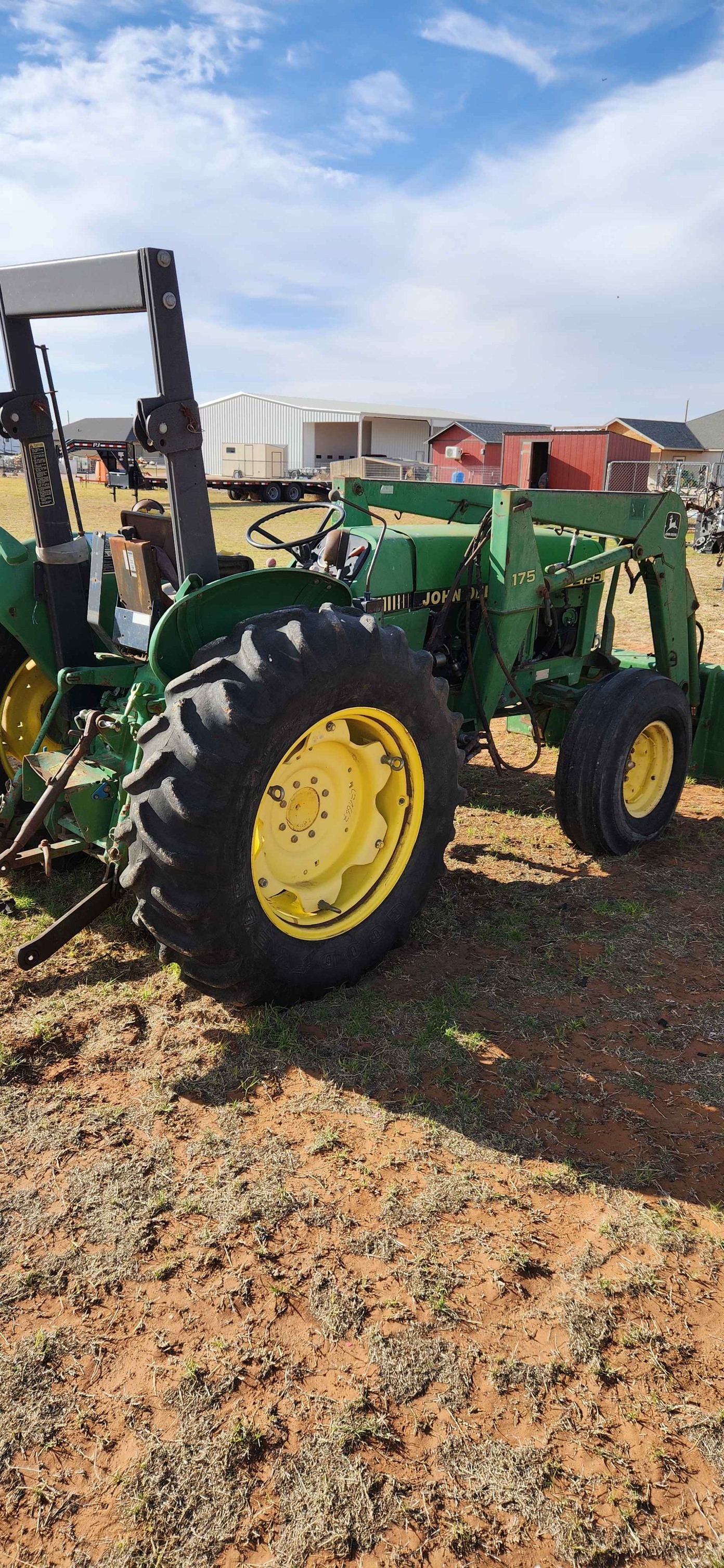 2155 john deere tractor with front end loader needs motor work - Toy ...