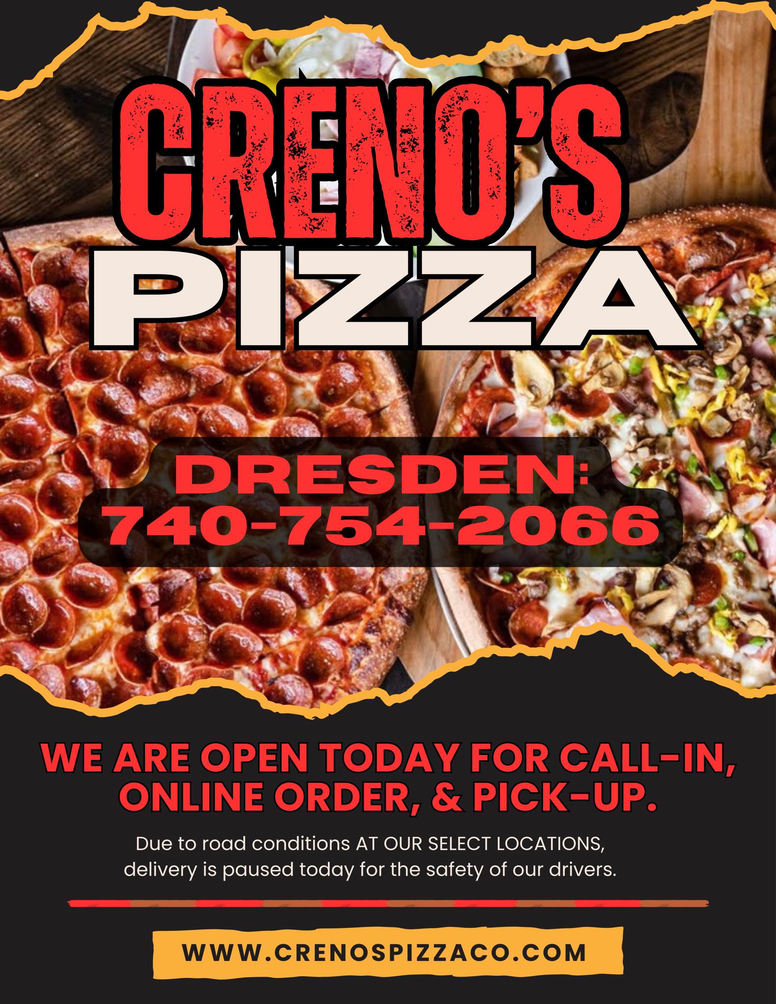 Creno's Pizza Dresden | Dresden OH