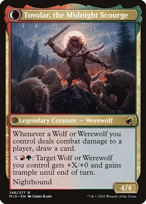 best mtg werewolf cards Fearsome Print Weaver of Blossoms // Blossom-Clad