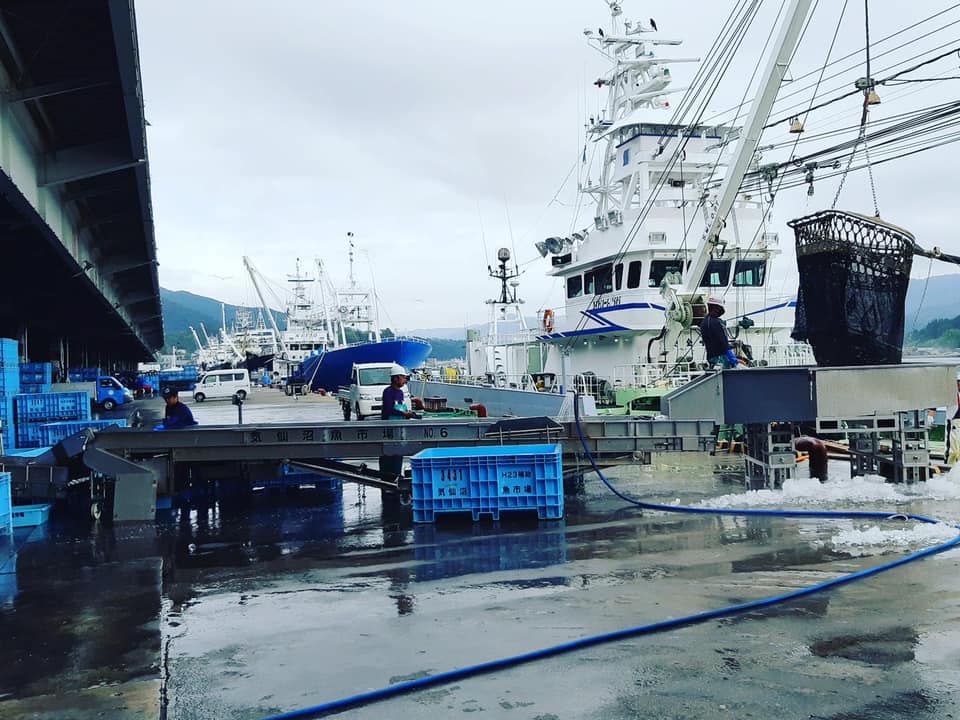 気仙沼市魚市場 本日の気仙沼市魚市場 カツオ船は一本釣り漁船8隻 旋網漁船8隻の入港となりました Facebook
