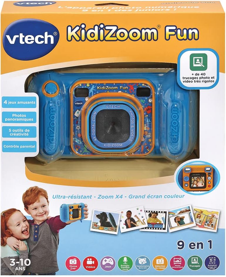 Test : appareil photo pour enfants, écran IPS 2, 4 pouces, 32G carte - Gastronomie Photos