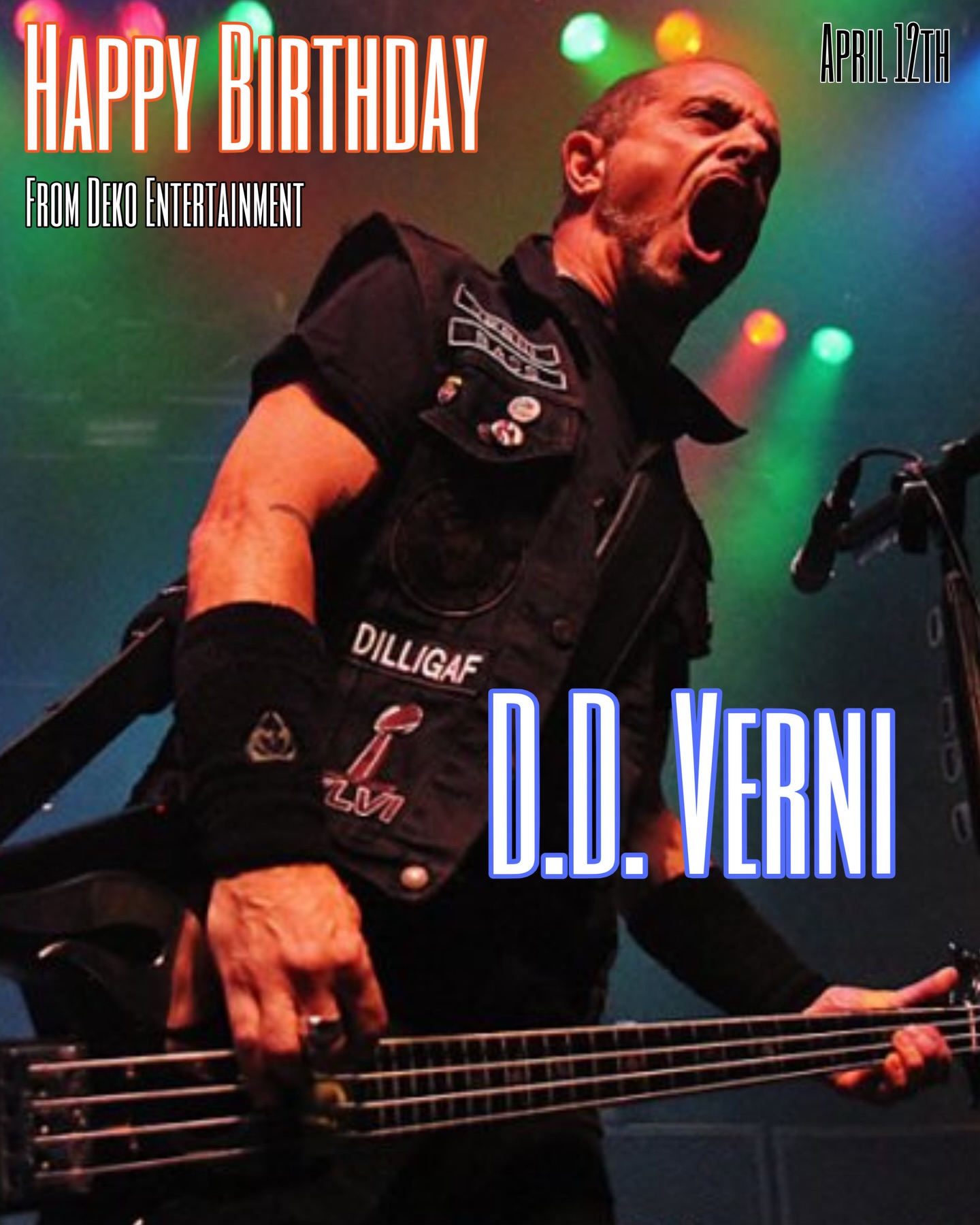 バンドT D.D. Verni is an American musician, best known as a founding