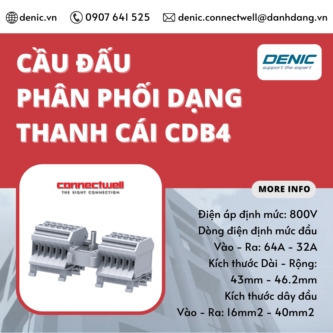 Cầu đấu phân phối dạng thanh... - Danh Đặng - www.denic.vn | Facebook
