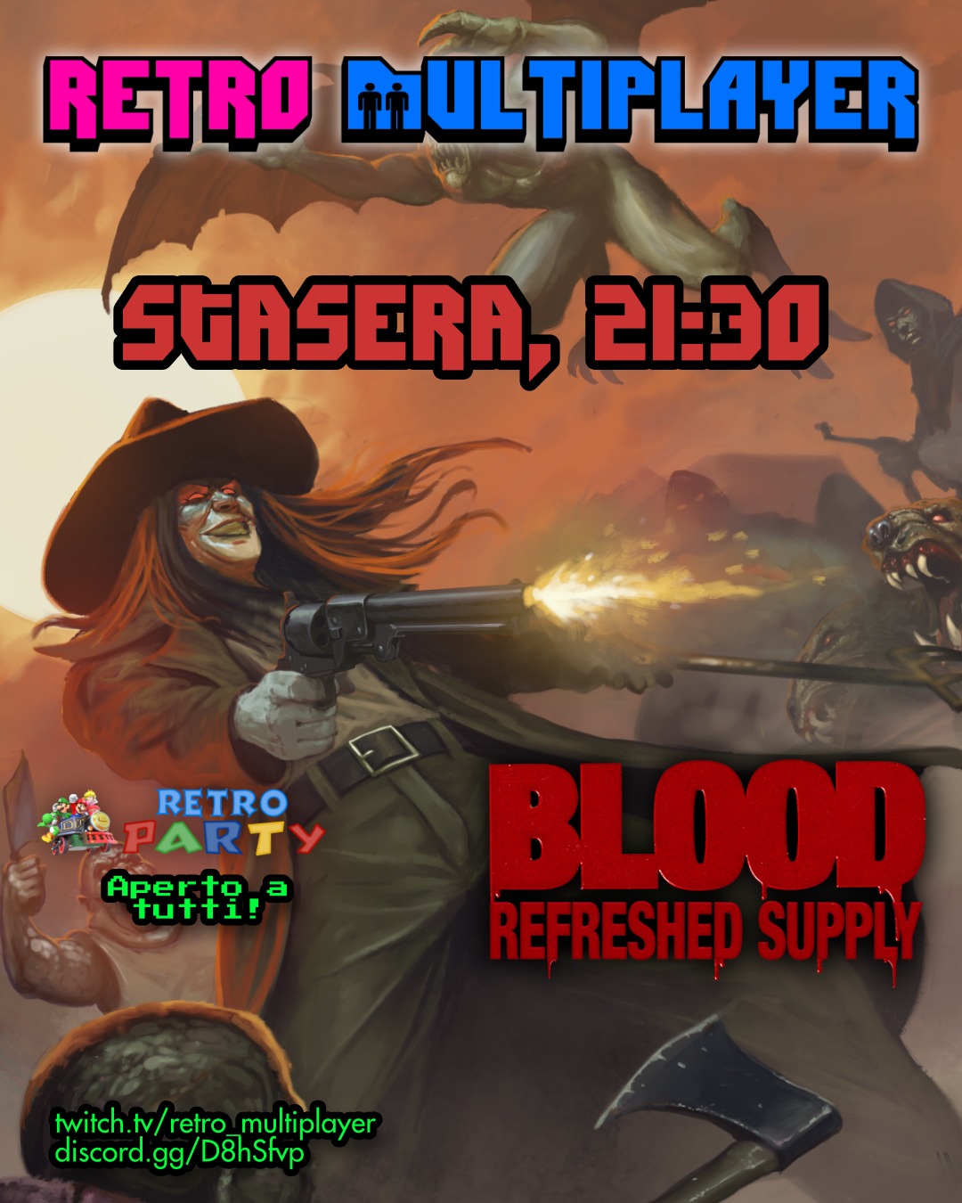 RETRO PARTY - Blood: Refreshed Supply... - RetroMultiplayer | Facebook