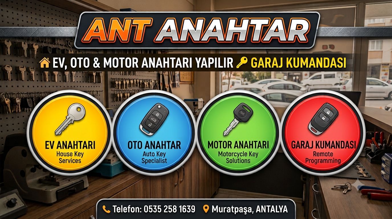 Ant Anahtar | Muratpaşa Merkez
