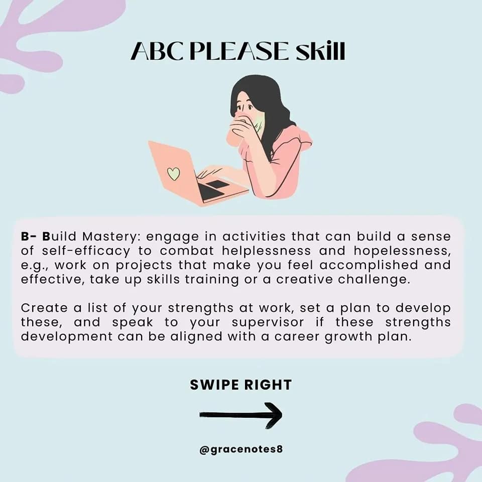 Grace Loh - The ABC PLEASE skill, developed by Dr Marsha... | Facebook