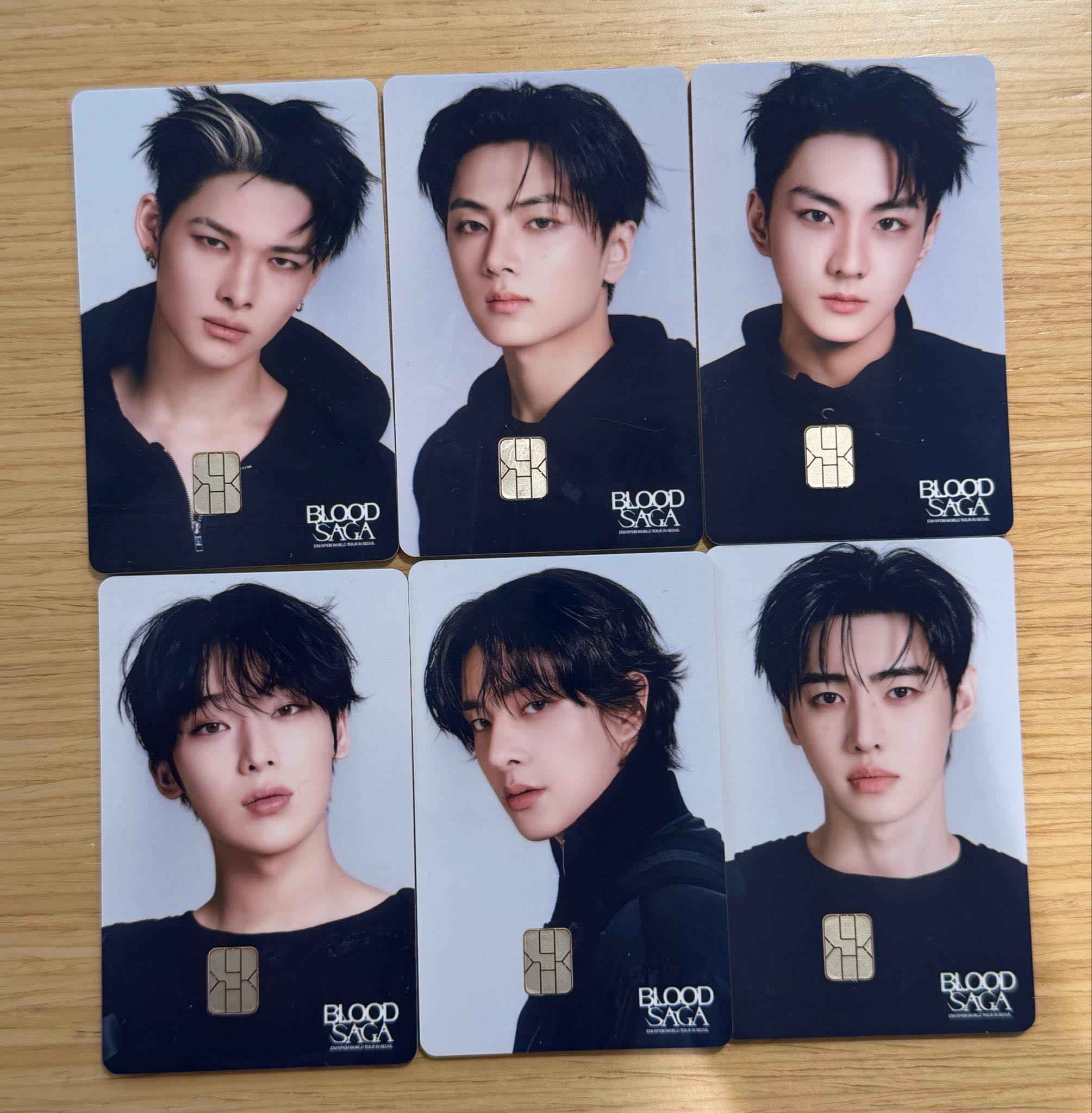 enhypen blood saga namane cards