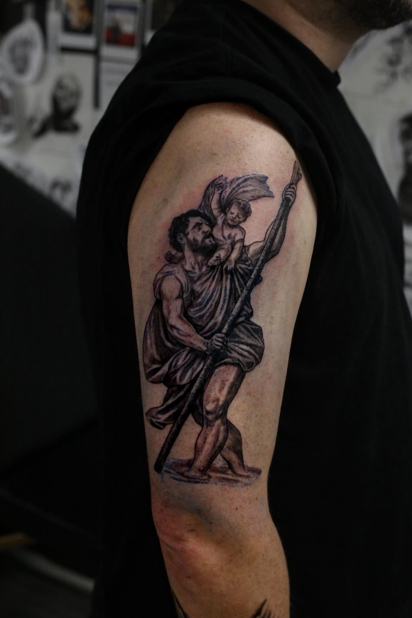 St Christopher by Titian for my main man Allen. Thanks again dude 