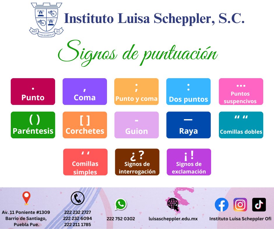 Instituto - Más allá de la coma y el punto, existe un mundo de signos ...