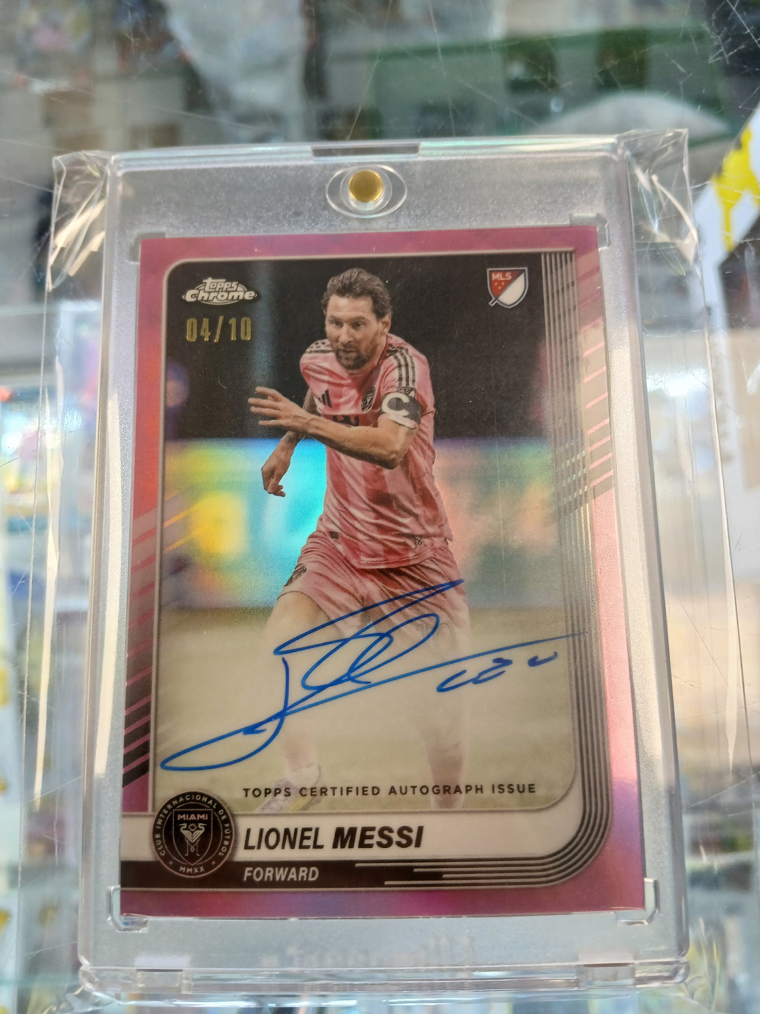 メッシPanini 2020 Preimpreso Auto serie 10 2020 Topps Inception