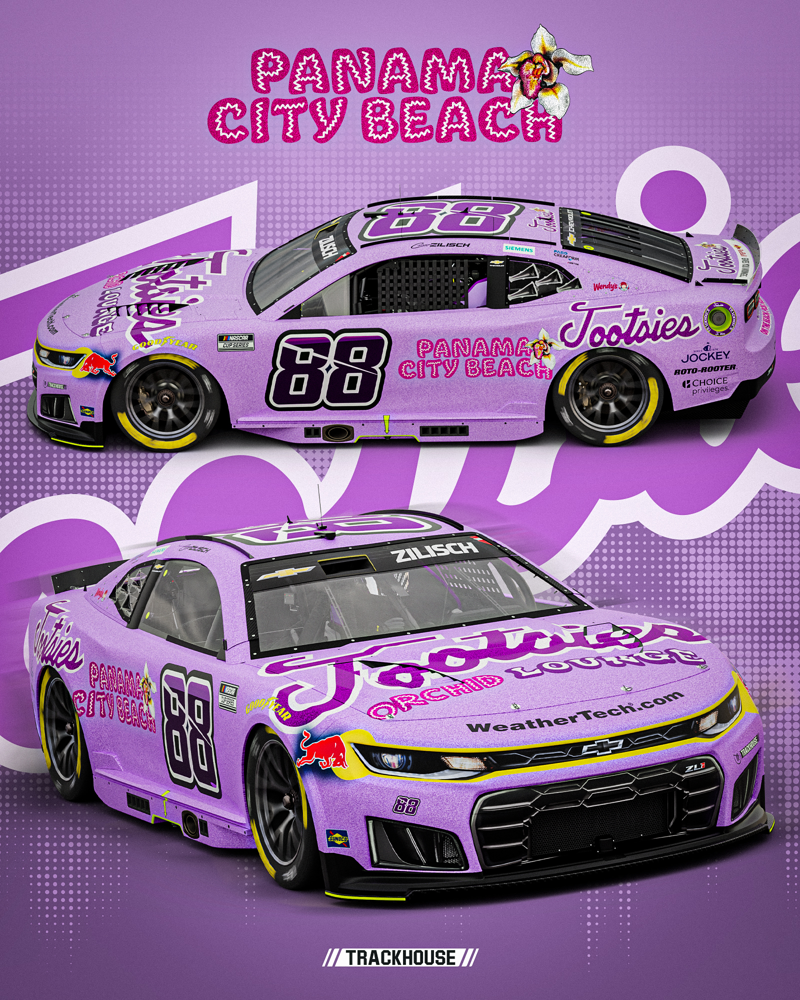 PCB 🤝 ATL Here's Connor Zilisch's Tootsie's ride for this weekend.
