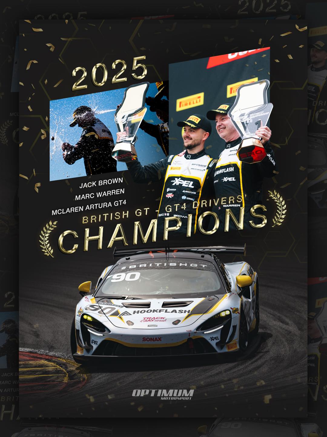 Optimum - BRITISH GT GT4 CHAMPIONS!!! Marc Warren and Jack Brown claim ...