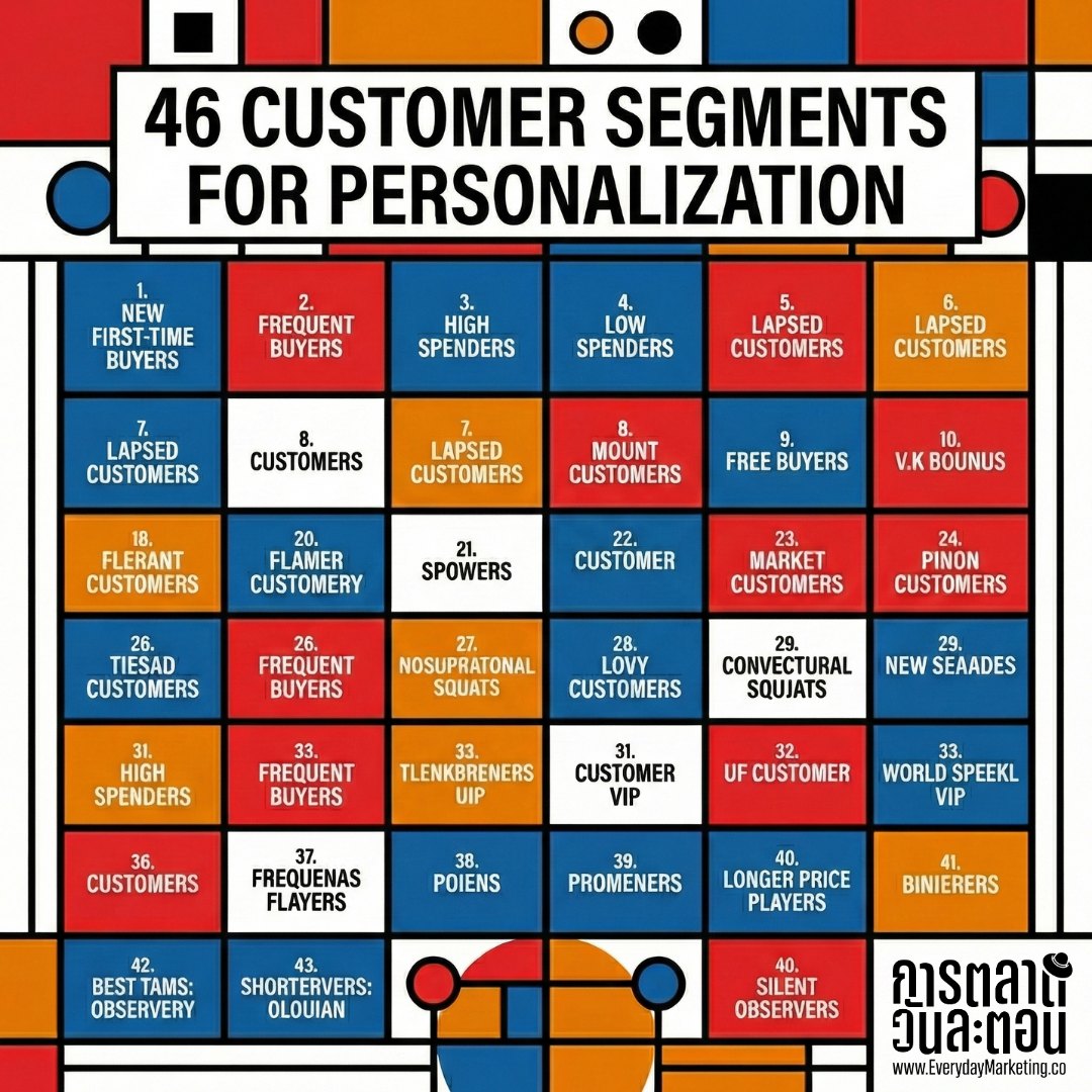 46 Customer Segments... - Nattapon Muangtum | Facebook