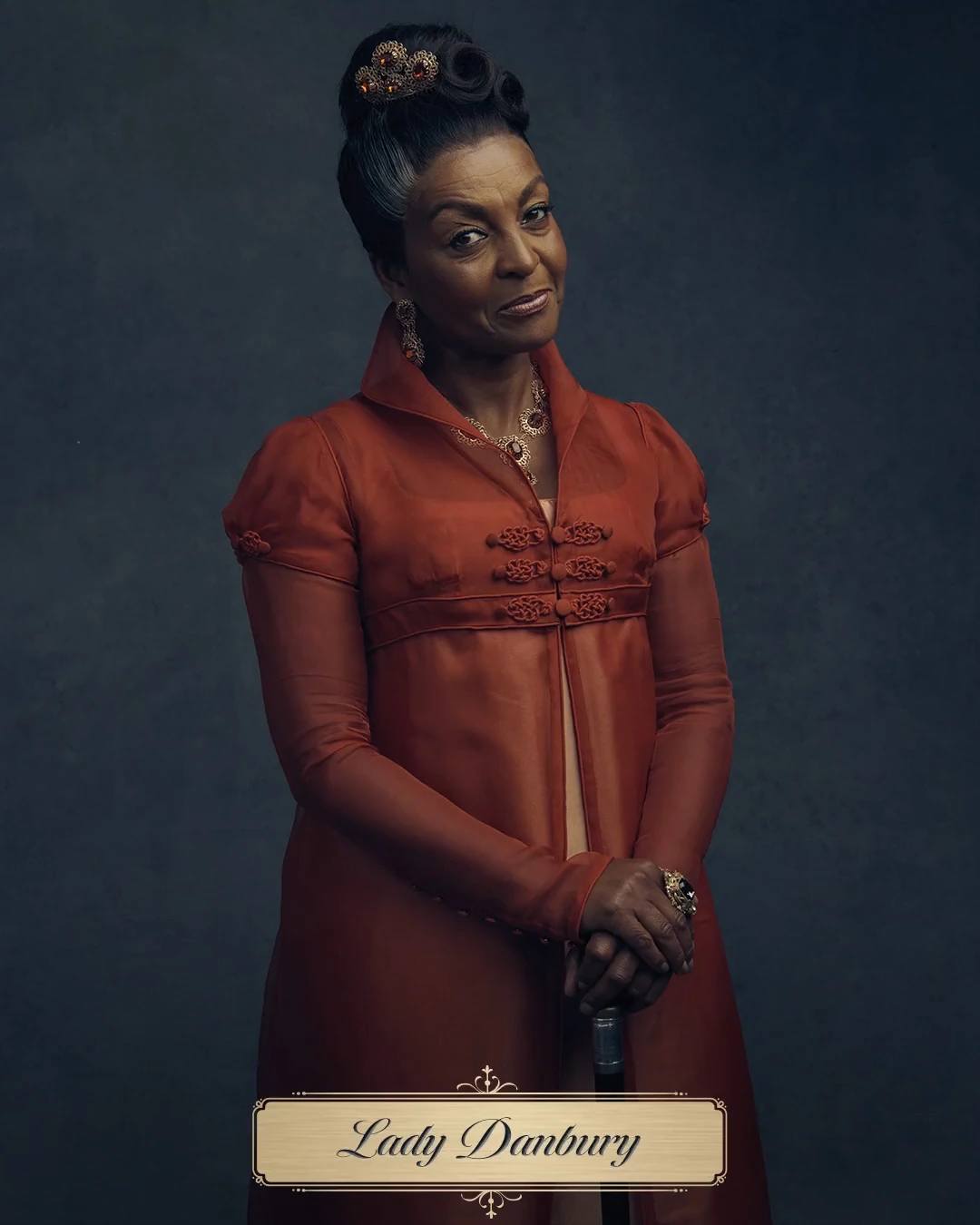 lady danbury red dress Danbury's impact on Bridgerton characters lady danbury outfits