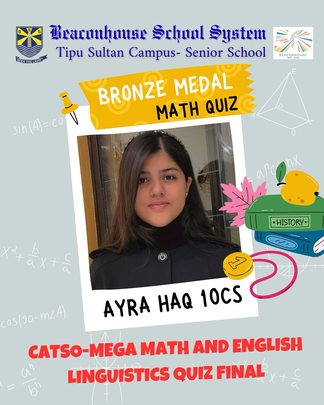 Beaconhouse... - Beaconhouse Tipu Sultan Campus - Senior Girls