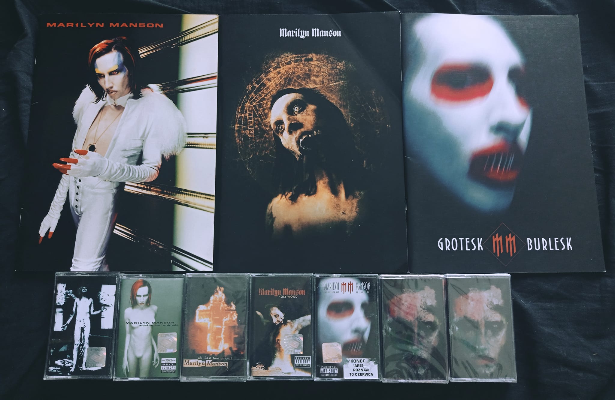 Marilyn Manson Mechanical Animals tour poster