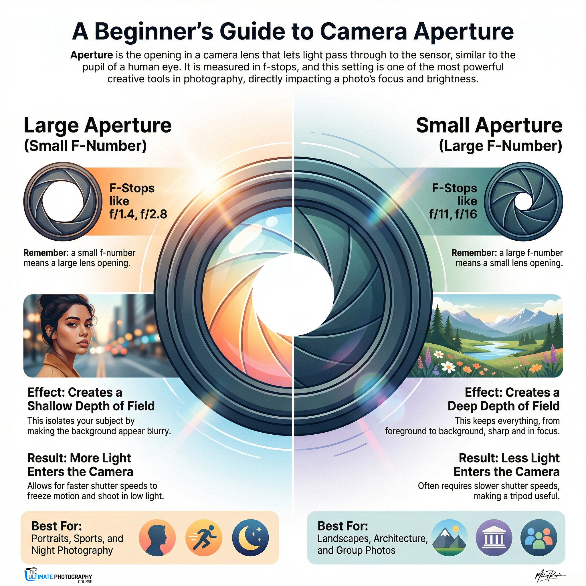 Michael - Aperture (f-stop) is one of the most confusing settings when ...